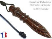 Pendule de Thot Plombé en Bois de Violette Pièce Unique N°THOVIOPLC-101