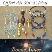 1 Paire de Boucles + Un Pendule + 1 Bracelet Offert Dès 59 Euros d'achat Valable du 10 au 20 Janvier 2026 (22h00) Modèles Selon Disponibilité