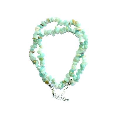 Amazonite Collier en Pierre Baroque