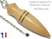Pendule Amon Création en Bois de Poirier Pièce Unique N°AMPOIR-7