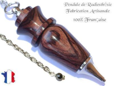 Pendule Amon Création en Bois de Violette Pièce Unique N°AMVIO-14