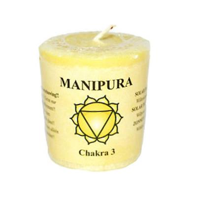 Bougie Chakra Plexus Solaire (3) Manipura Aux Huiles Essentielles