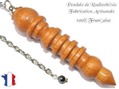 Pendule Egyptien Isis en Bois d'Acajou Pièce Unique N°ISACA-4