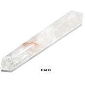 Bâton de Massage Facetté Bi Terminé de Quartz Fumé N° 1FAE19