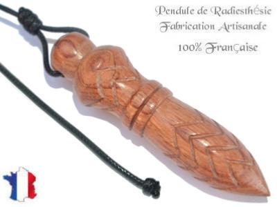 Pendule de Thot Plombé en Bois de Rose Pièce Unique N°THOROSPLPTC-21