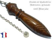 Pendule de Thot Plombé en Bois d'Ebène Verte Pièce Unique N°THOEBVPLPT- 3