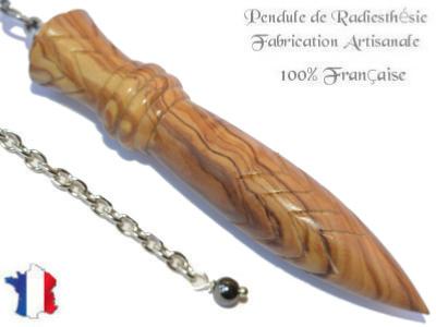 Pendule Egyptien Thot en Bois d'Olivier Gravé Pièce Unique N°THOOL-206