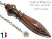 Pendule de Thot Plombé en Bois de Violette Pièce Unique N°THOVIOPL-50
