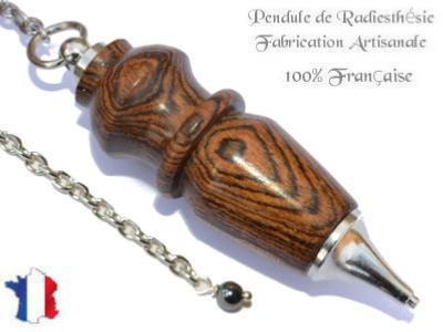 Pendule Amon Création en Bois de Bocote Pièce Unique N°AMBOC-26