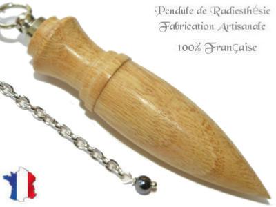 Pendule Amon Création en Bois de Châtaignier Pièce Unique N°AMONCH-8