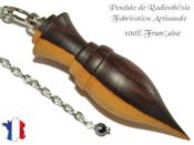 Pendule Amon Création en Bois de Violette avec Aubier Pièce Unique N°AMVAUB-10