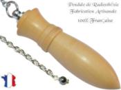 Pendule Amon Cr�ation en Bois de Buis Pi�ce Unique N�AMOB-34
