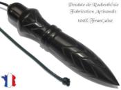 Pendule de Thot Plombé en Bois d'Ebène du Gabon Pièce Unique N°THOEBPLPTC- 221