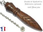 Pendule de Thot Plombé en Bois de Santal Pièce Unique N°THOSANPLPT- 6