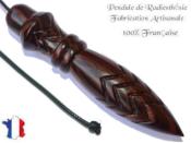 Pendule de Thot Plombé en Bois de Violette Pièce Unique N°THOVIOPLC-86