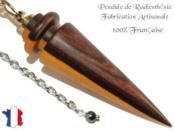 Pendule Triak en Bois de Violette Pièce Unique N°TRIVIOAU-1