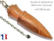 Pendule Amon Création en Bois d'Abricotier Pièce Unique N°AMABR-6