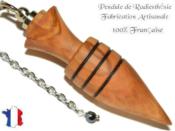 Pendule Amon Création en Bois d'Olivier Pièce Unique N°AMOL-26
