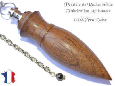 Pendule Amon Création en Bois de Teck Pièce Unique N°AMTEK-13