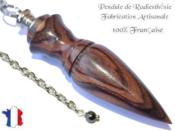 Pendule Amon Création en Bois de Violette Pièce Unique N°AMVIO-15