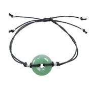 Bracelet Pi Chinois d'Aventurine Verte (2 cm)