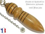 Pendule Celte Plombé Création en Bois de Buis Piéce unique N°CELBUPL-7