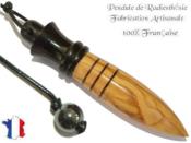 Pendule Egyptien en Bois d'Ebne et Bois d'Olivier Pice Unique NEGEBOL-7