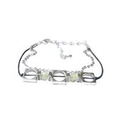 Bracelet Cration en Pierres Boules de Jade de Chine (6 mm) Collection Enrica