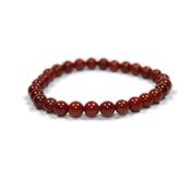 Bracelet en Pierres Boules de Jaspe Rouge (8 mm)