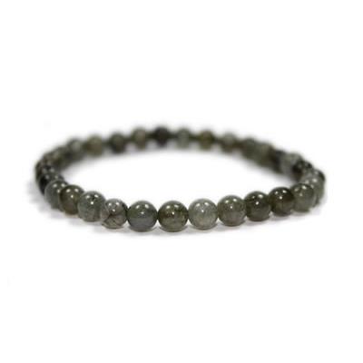 Bracelet en Pierres Boules de Labradorite (6 mm)