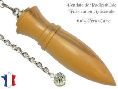 Pendule Amon Plombé Création en Bois de Buis Pièce Unique N°AMOBPL-10