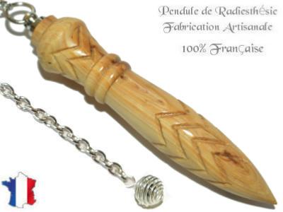 Pendule Egyptien Thot Plombé en Bois de Genévrier Pièce Unique N°THOGENPL-3