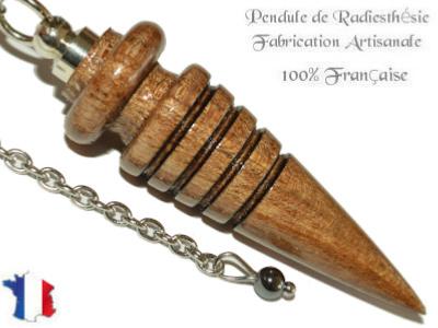 Pendule Triak en Bois de Noyer Pièce Unique N°TRNOY-3