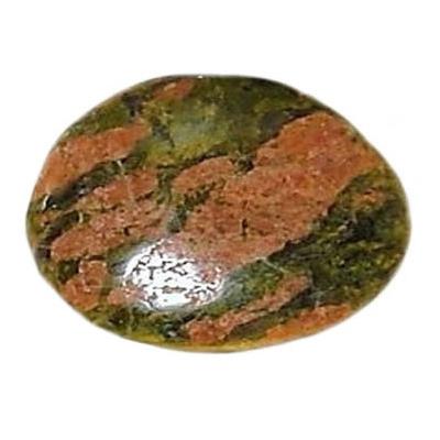 Unakite Galet Pierre Plate (3 à 4 cm)