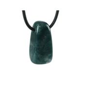 Agate Mousse Pendentif Pierre Roulée