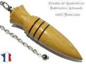 Pendule Amon Création en Bois de Buis Pièce Unique N°AMOB-29