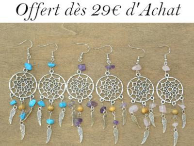 Une Paire de Boucles d'Oreilles Offerte dès 29 Euros d'achat Valable du 10 au 20 Octobre 2025 (22h00) Modèle Selon Disponibilité