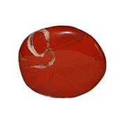 Jaspe Rouge Galet Pierre Plate (3 à 4 cm)