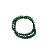 Collier en Pierres Boules de Malachite 6 mm