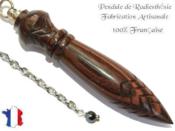 Pendule Egyptien Thot en Bois de Violette Grav Pice Unique NTHOTVIO-19