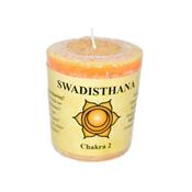 Bougie Chakra Sacr (2) Swadisthana Aux Huiles Essentielles