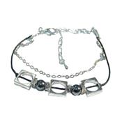 Bracelet Cration en Pierres Boules d'Hmatite (6 mm) Collection Enrica