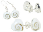 Boucles d'Oreilles Oeil de Sainte Lucie et Argent 925