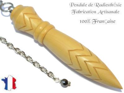 Pendule Egyptien Thot en Bois de Buis Gravé Modèle Unique N°THOBU-30