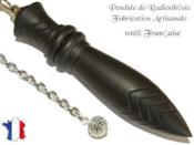 Pendule Egyptien Thot Plombé en Bois d'Ebène du Gabon Pièce Unique N°THOEBPL-63