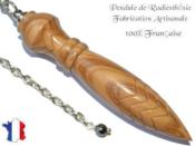 Pendule Egyptien Thot en Bois d'Olivier Grav Pice Unique NTHOOLPT-191
