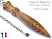 Pendule Egyptien Thot en Bois d'Olivier Grav Pice Unique NTHOOL-201