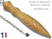 Pendule Egyptien Thot en Bois d'Olivier Grav Pice Unique NTHOOL-204