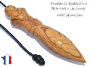 Pendule Egyptien Thot Plombé en Bois d'Olivier Pièce Unique N°THOOLPLPTCF-185