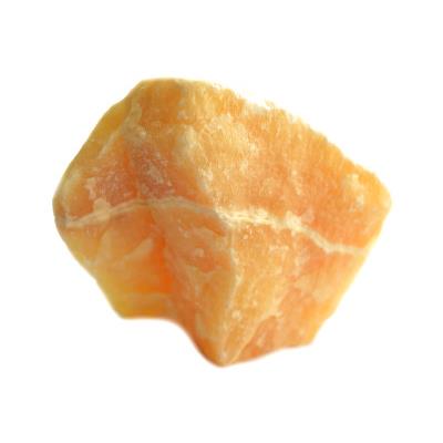 Calcite Orange Pierre Brute de Collection de 275 grs Pièce Unique N° 1PZC8-ca